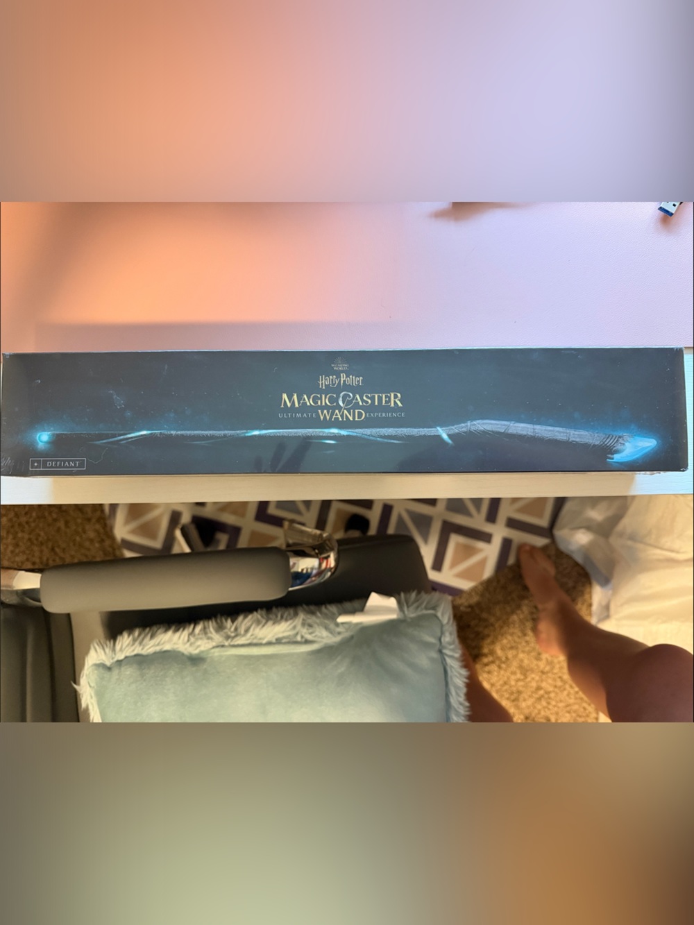 Harry Potter Magiccaster Interactive Wand - Black with Blue Glow - Defiant